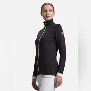 Rossignol Hiver Black Full Zip Jacket Lighter Weight Fleece Women's Size L
NWT